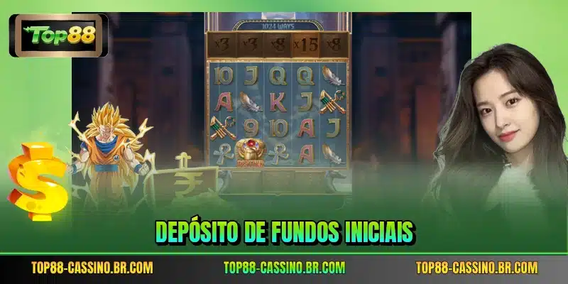 Depósito de fundos iniciais