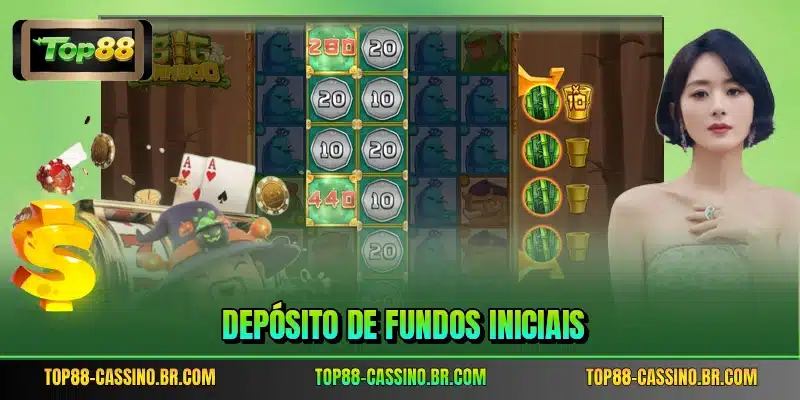 Depósito de fundos iniciais