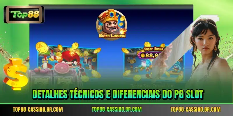 Detalhes técnicos e diferenciais do PG Slot