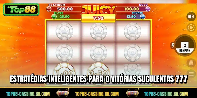 Estratégias inteligentes para o Vitórias Suculentas 777