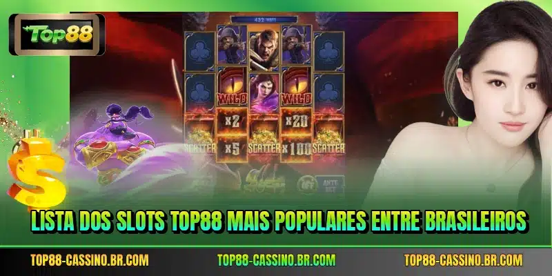 Lista dos Slots TOP88 mais populares entre brasileiros