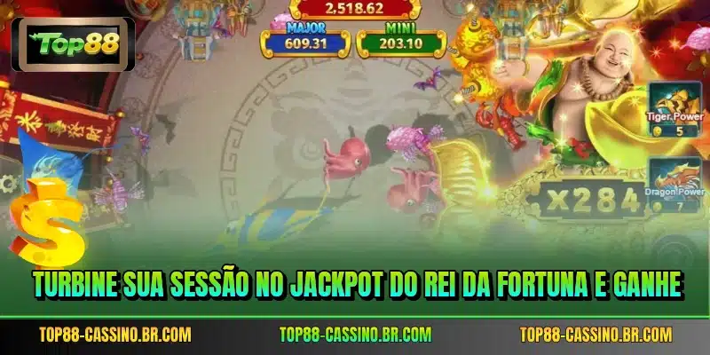 Turbine sua sessão no Jackpot do Rei da Fortuna e ganhe