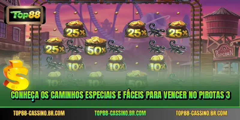 Conheça os caminhos especiais e fáceis para vencer no Pirotas 3