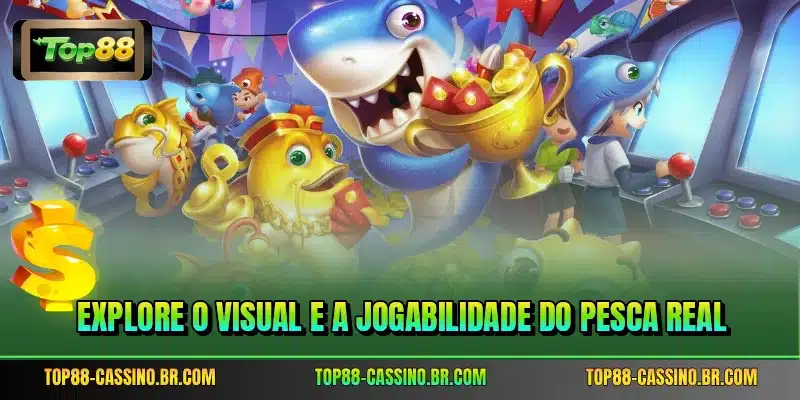 Explore o visual e a jogabilidade do Pesca Real
