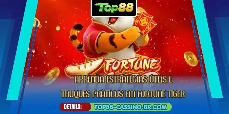 Jogo de cassino com tigre da sorte.