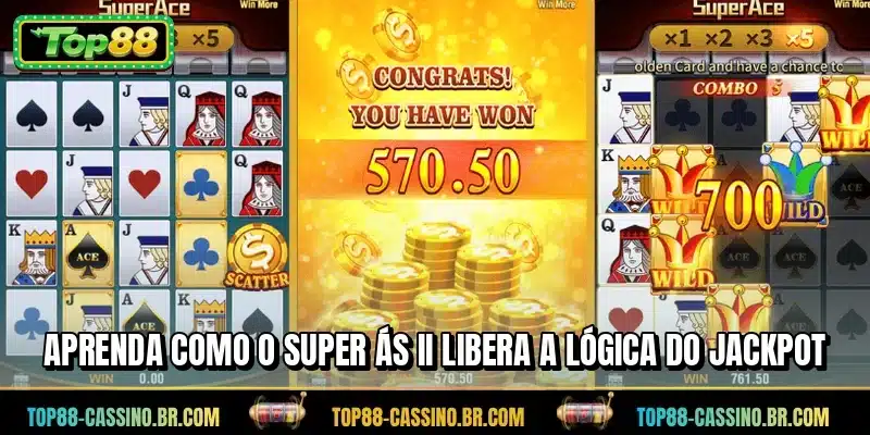 Aprenda como o Super Ás II libera a lógica do jackpot